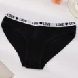 Cotton Low Waist Panties black
