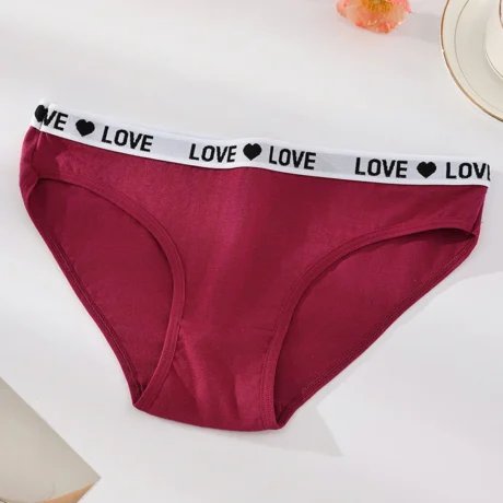 Cotton Low Waist Panties fuchsia