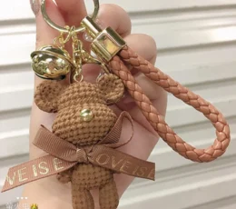 Bear Bag Pendant Keychain