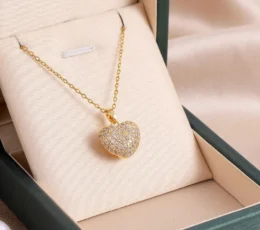 Heart Shape 316 Stainless Steel Necklace