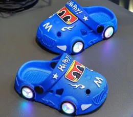 Kids LED Sandal Shoes Car Design
