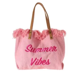 Women's Large Canvas Shoulder Bag